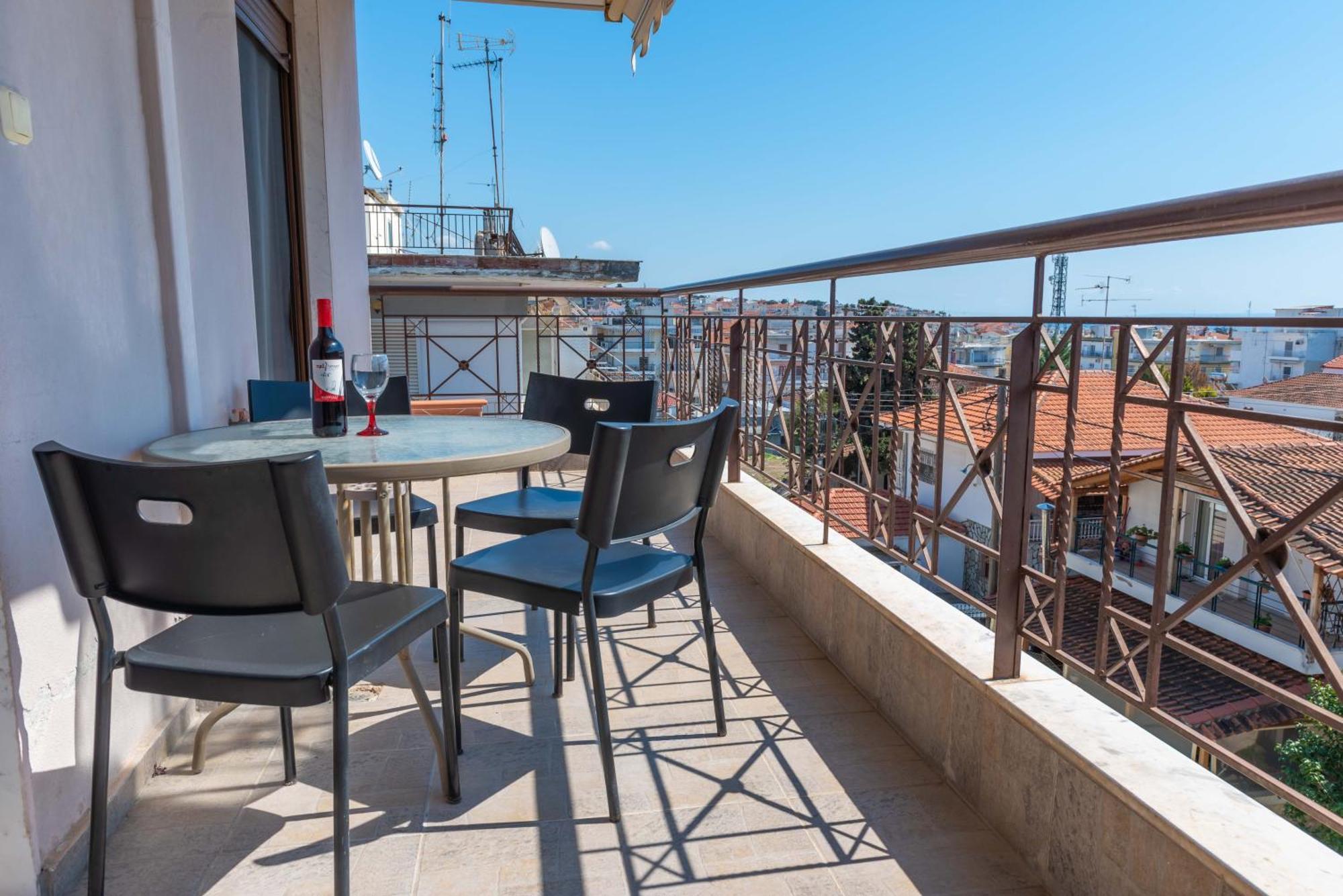 Apartamento Infinity Stars Sea View Nea Kallikrateia Exterior foto